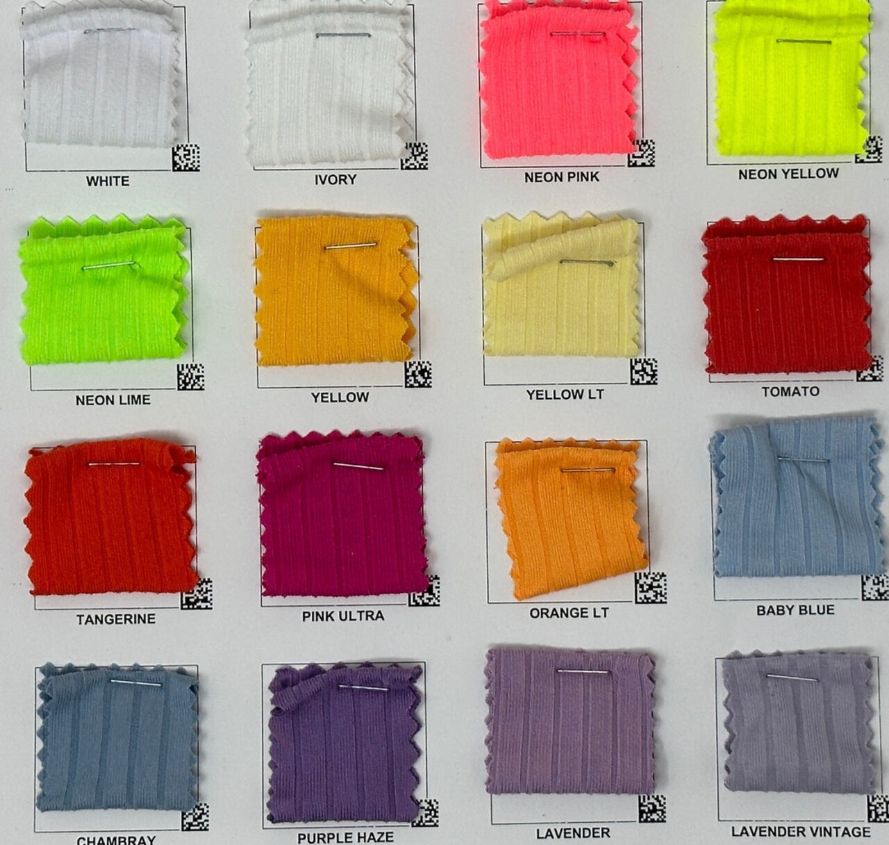 1 Yard 8x3 Yummy Brushed Rib Knit Solid Fabric Soft Stretchy 58"-60" Width